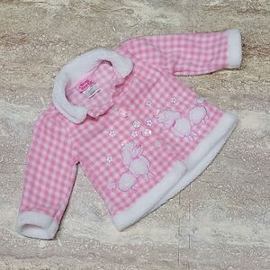 YOUNG HEARTS 18 MONTH BABY JACKET POLY FUR REAL QUITE